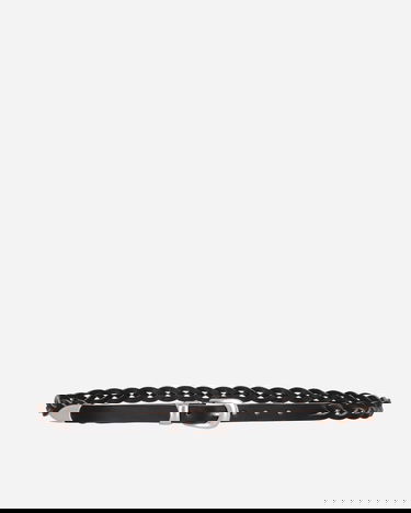 Колани OUR LEGACY Braided Leather Belt 2 cm Черно | A42382BB 001, 0