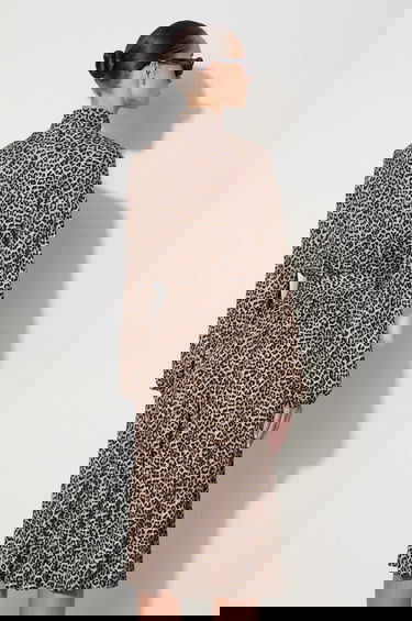 Pокля A.P.C. Midi Dress With Belt Кафяво | LYAAR.F05988, 3