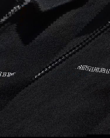 Яке бомбър Neighborhood Melton Zip Work Jacket Черно | 242ZANH-JKM01 BK, 3