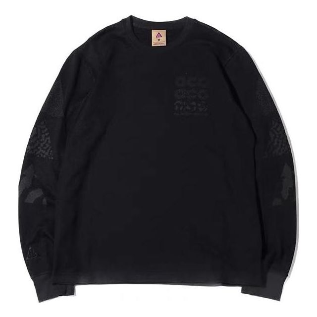 Пуловер Nike ACG ACG Logo Long Sleeve T-Shirt Черно | CD7657-010, 0
