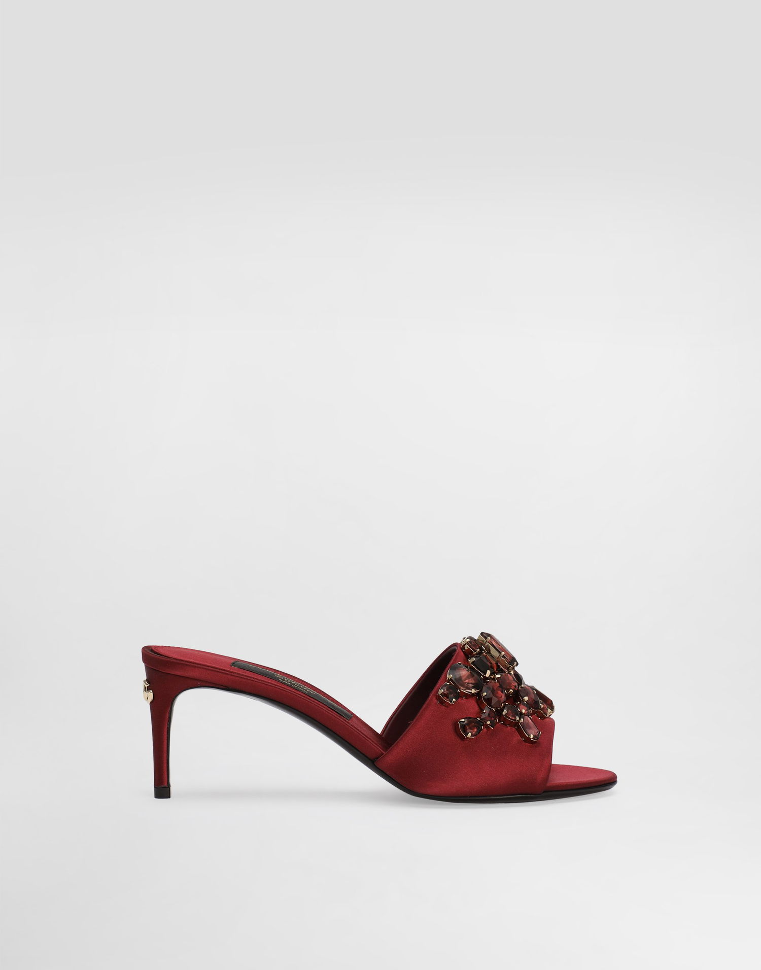 Кецове и обувки Dolce & Gabbana Satin Mules With Gemstone Embellishment Червено | CR1825C9S4680305, 0