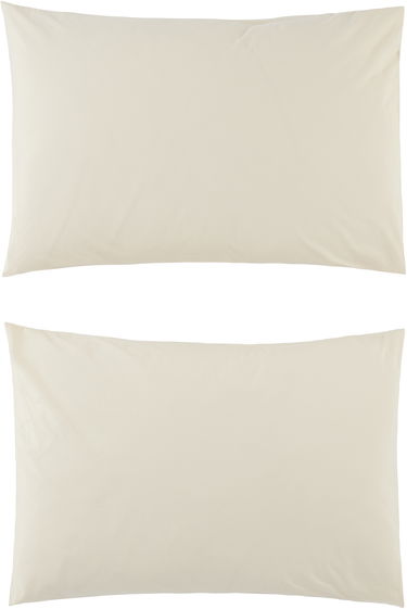 Домашен декор TEKLA Percale Pillowcases Бежово | PCL-PS-BUNDLE-96 50x70, 0