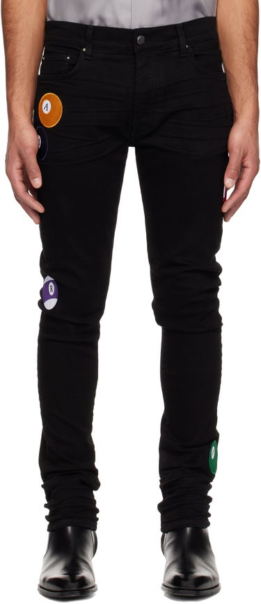Дънки AMIRI AMIRI Pool Ball Skinny Jeans Черно | AMDNSY1129, 0