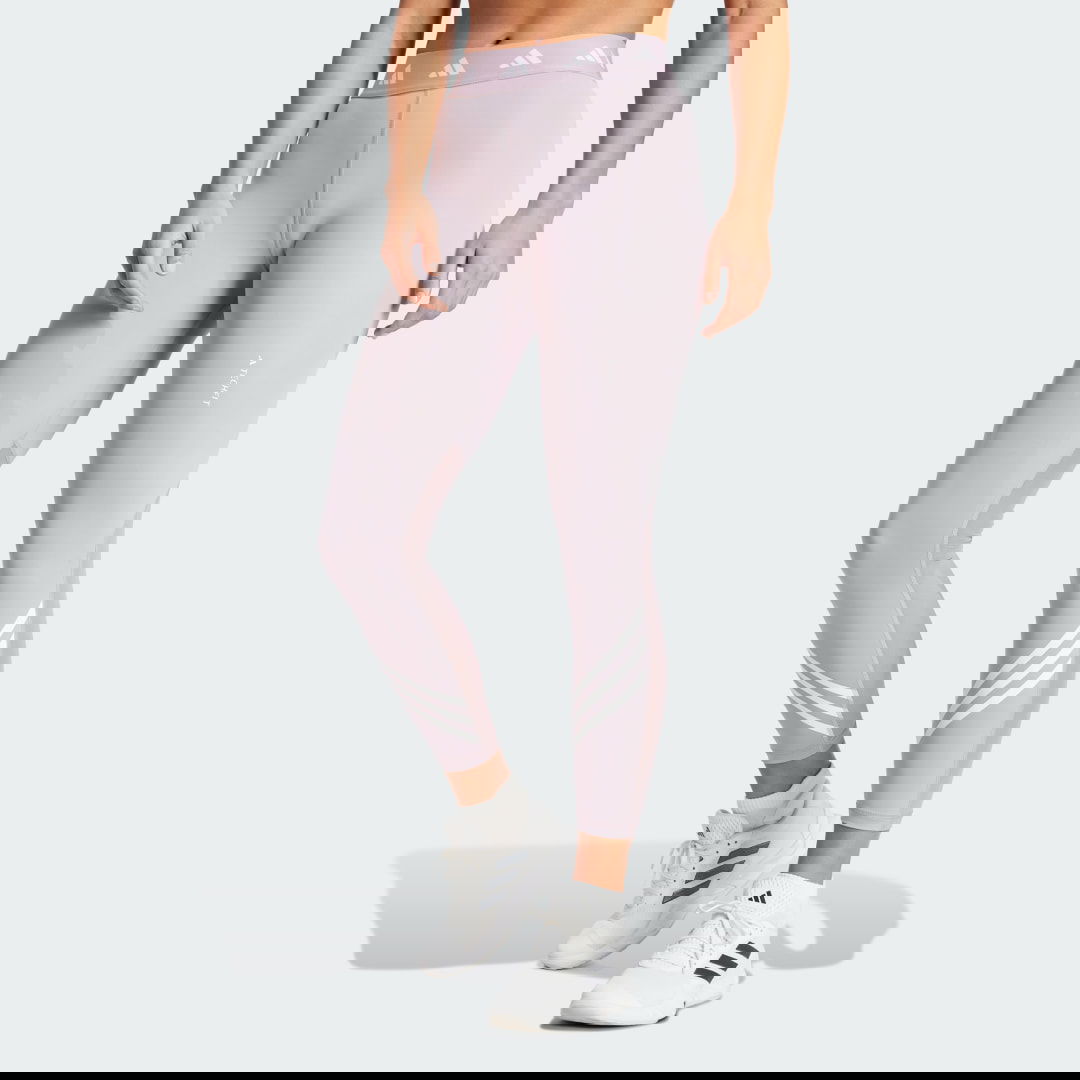 Клинове adidas Performance Techfit 3-Stripes Leggings Лилаво | IU1866, 0