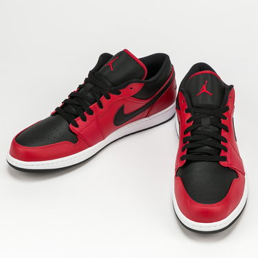 Кецове и обувки Jordan Air Jordan 1 Low "Reverse Bred" Червено | 553558-605, 2