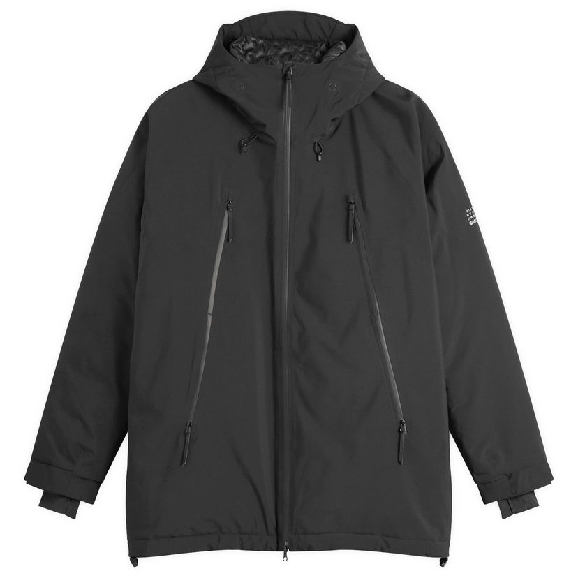 Палта Maison Margiela Full-Zip Hooded Padded Coat with Angled Pockets Черно | SH0AM0067-M35594-900