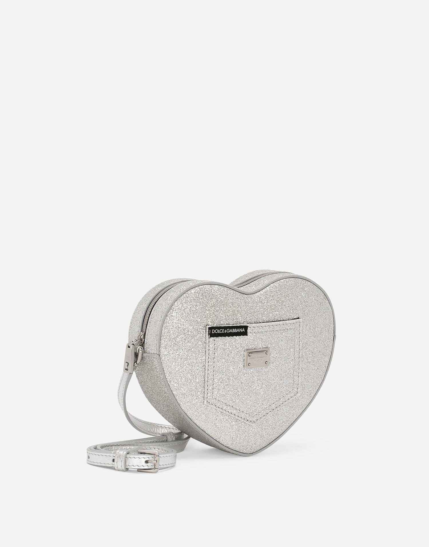 Чанта през рамо Dolce & Gabbana Dolce & Gabbana Dg Girlie Heart Glittery Fabric Bag Металик | EB0248AA74580998, 1