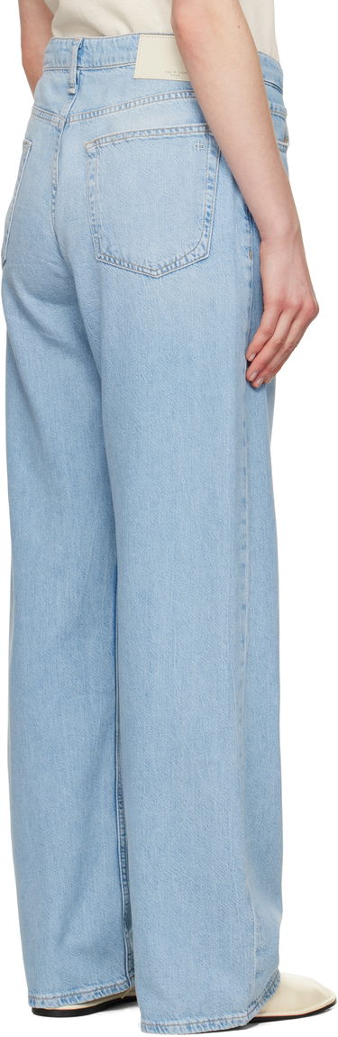 Дънки rag & bone rag & bone Featherweight Logan Wide-Leg Jeans Синьо | WDD25S2935FWGR, 2
