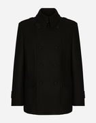 Dolce & Gabbana Double-breasted Wool-blend Pea Coat