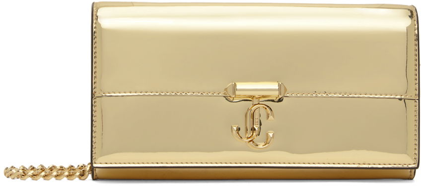 Дамска чанта Jimmy Choo Jimmy Choo Avenue Wallet Bag Металик | AVENUE WALLET/CHAIN MIF, 0