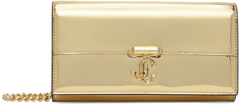 Дамска чанта Jimmy Choo Jimmy Choo Avenue Wallet Bag Металик | AVENUE WALLET/CHAIN MIF
