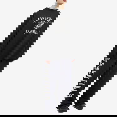 Тениска Fear of God ESSENTIALS Crest Logo Long Sleeve T-Shirt Черно | 125HO244200F, 4