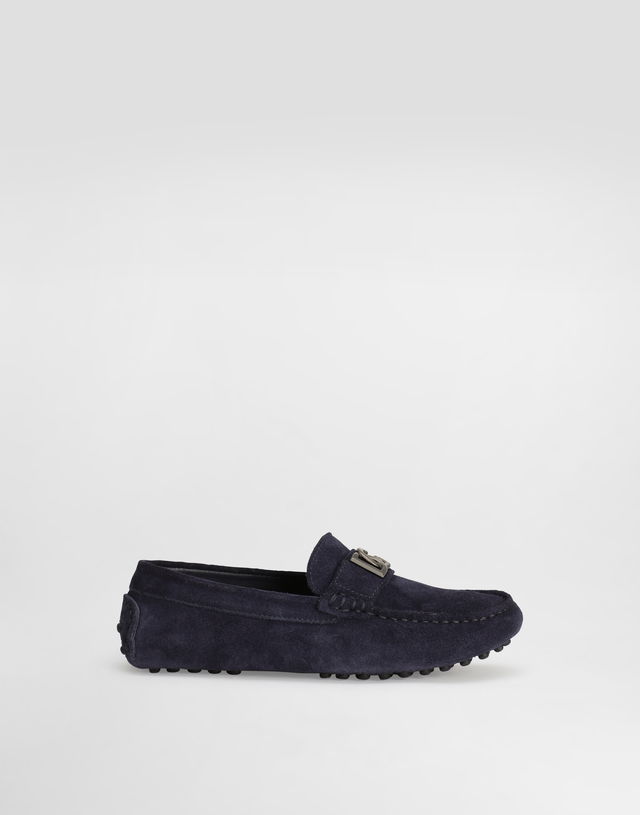Dolce & Gabbana Suede Loafers With Logo