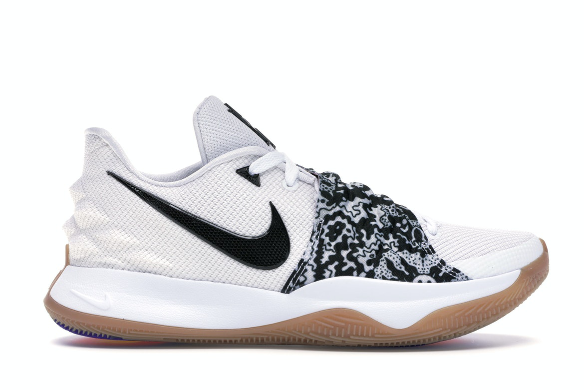 Кецове и обувки Nike Kyrie 4 Low White Black Бяло | AO8979-100, 0
