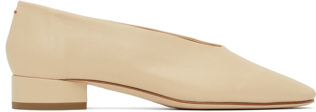Aeyde Delia Leather Ballerina Flats