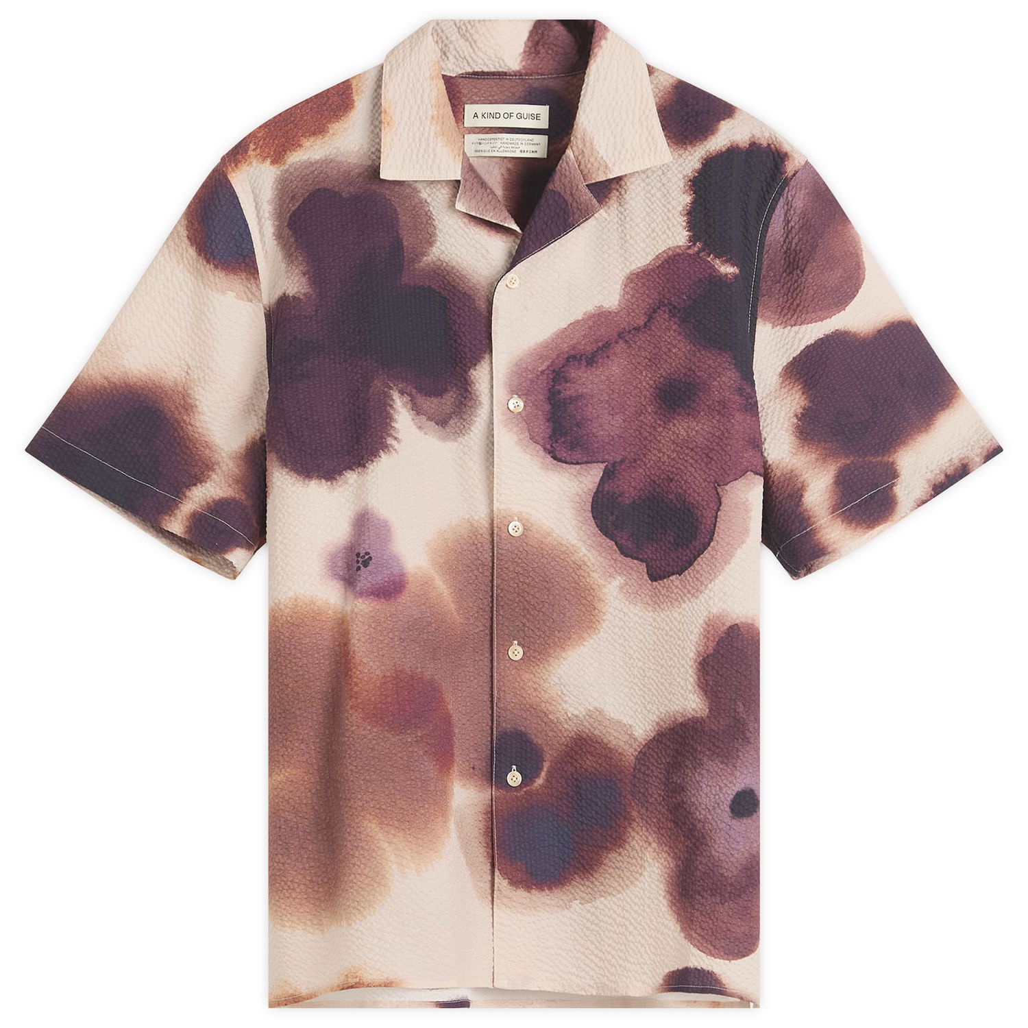 Риза A Kind of Guise A Kind of Guise Gioia Plumeria Print Shirt, Size Large Бежово | 104-613-622, 0