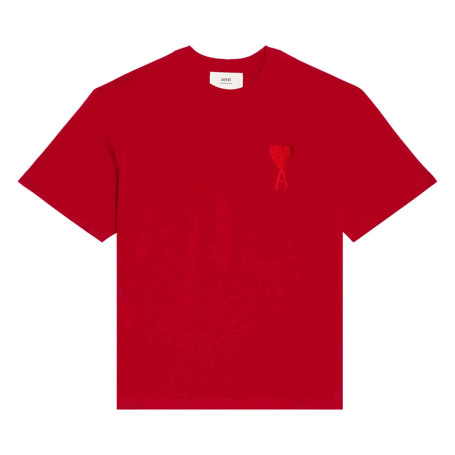 Тениска AMI Tonal Big ADC T-Shirt Червено | UTS002 726 600, 0