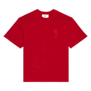 Тениска AMI Tonal Big ADC T-Shirt Червено | UTS002 726 600, 0