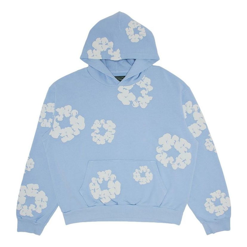 Суитчър Denim Tears Denim Tears Cotton Wreath Hoodie Синьо | FW24THD0682