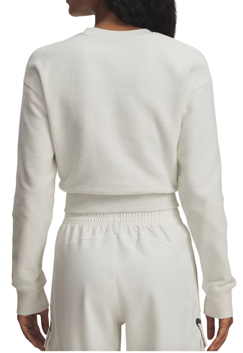 Суитчър Under Armour Icon Terry Varsity Crewneck Sweatshirt Бяло | 6003680-110, 1