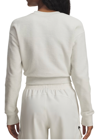 Суитчър Under Armour Icon Terry Varsity Crewneck Sweatshirt Бяло | 6003680-110, 1