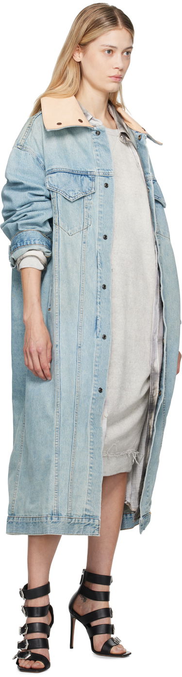 Парка R13 R13 Kat Long Denim Jacket Синьо | R13W5169-D245A, 3