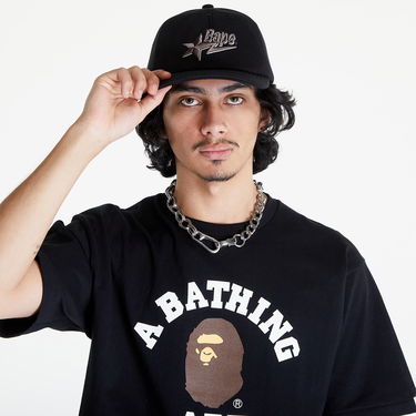 Тениска BAPE College Tee Черно | 001TEK301001M BLK, 4