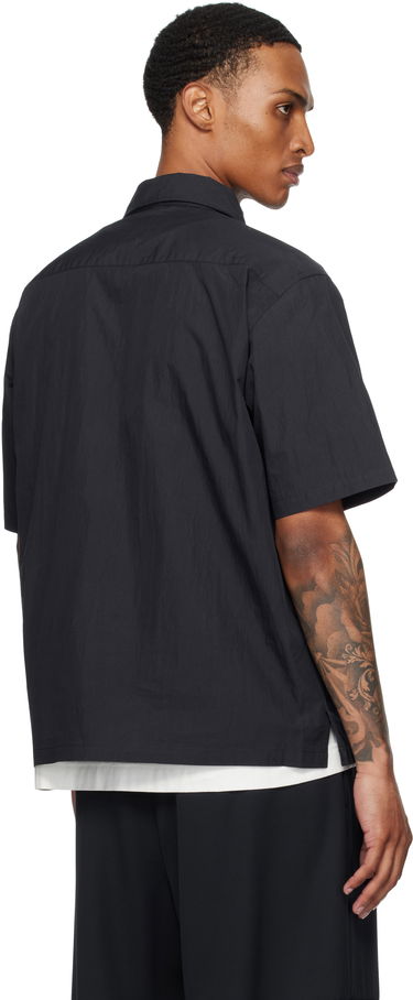 Риза NORSE PROJECTS Norse Projects Ivan Tech Poplin Short Sleeve Shirt Черно | N40-0826, 2