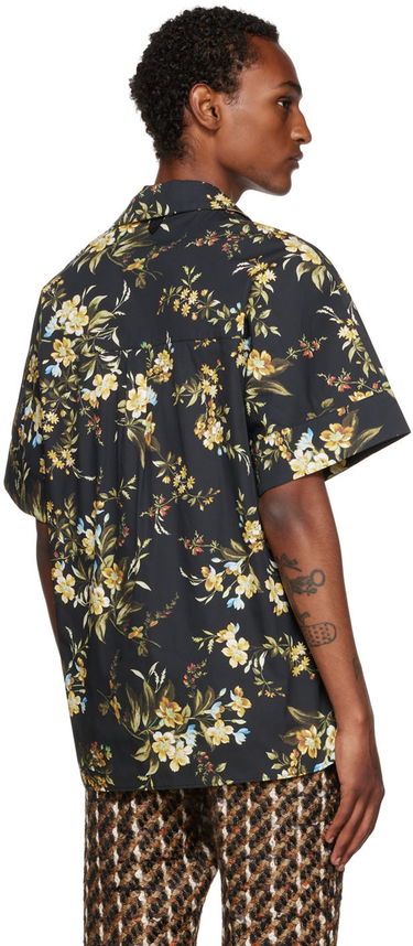 Риза Erdem Floral Print Short Sleeve Shirt Зелено | MF22_503MKOLP PHILIP SHIRT, 2