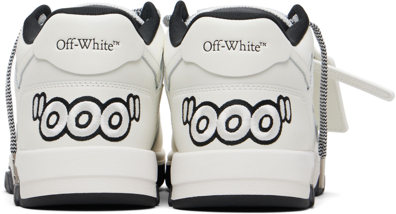 Кецове и обувки Off-White Out Of Office Patch Бяло | OMIA189F25LEA0060101, 1