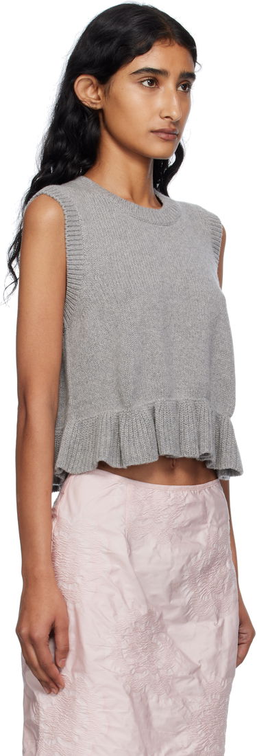 Пуловер Cecilie Bahnsen Cecilie Bahnsen Bill Knit Vest Сиво | 2.25KNI53001 BILL VEST, 1