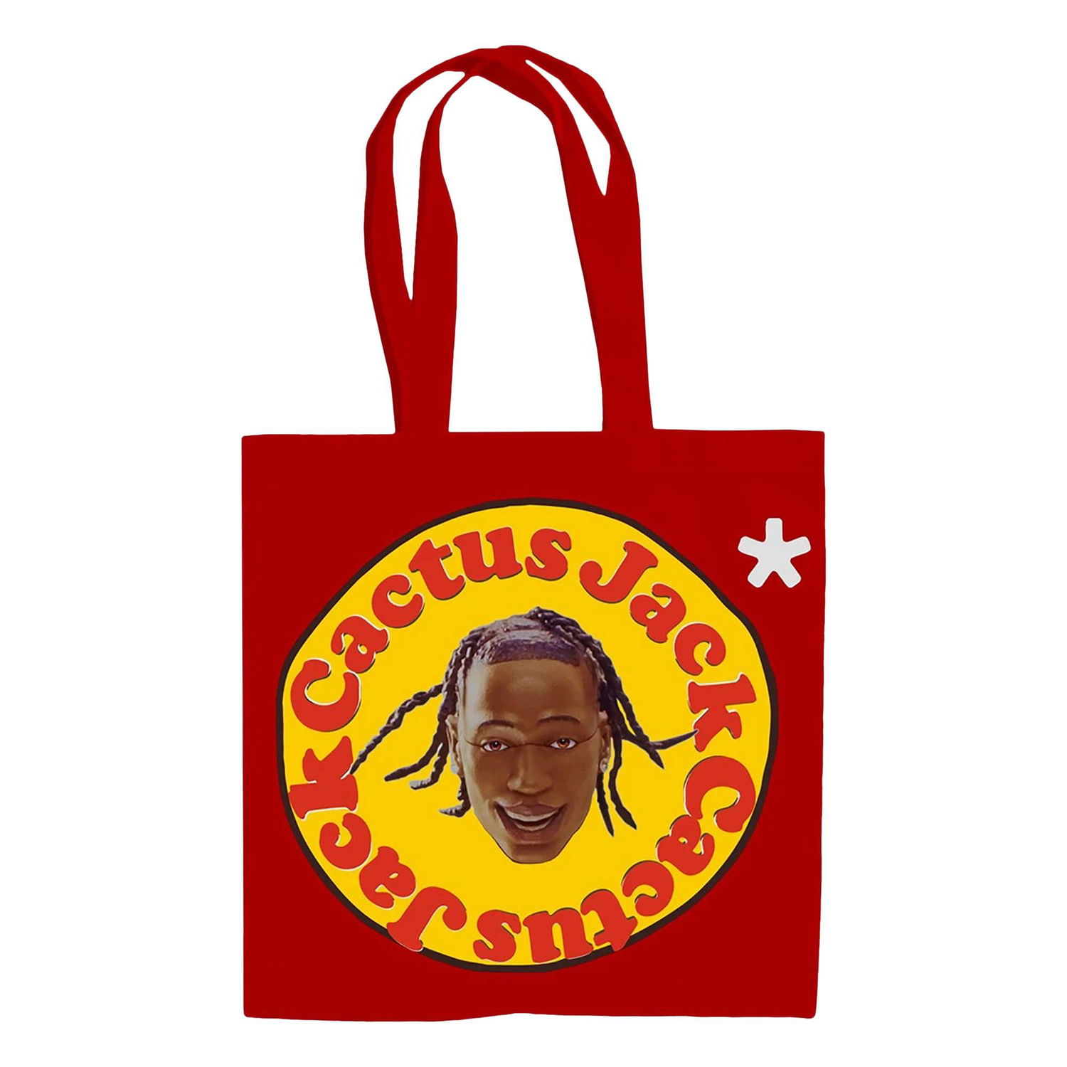 Голяма пазарска чанта Cactus Jack by Travis Scott Cactus Plant Flea Market x 60 Seconds Tote Червено | CJMD AB152 RED, 1