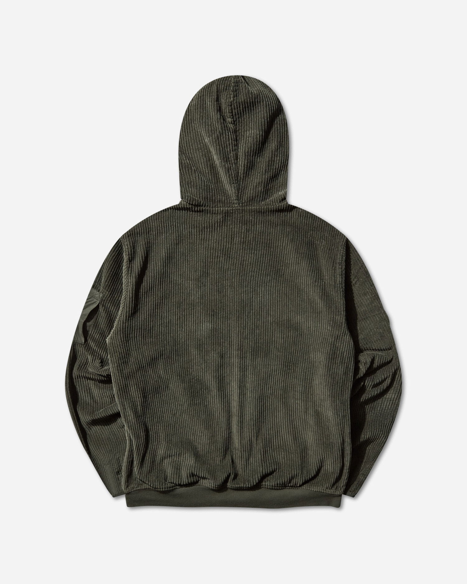 Суитчър C.P. Company Corduroy Zipped Hoodie Зелено | 19CMSS217A-110472G 978, 0