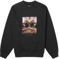 Суитчър DAILY PAPER Landscape Oversized Sweatshirt Черно | 2411078, 1