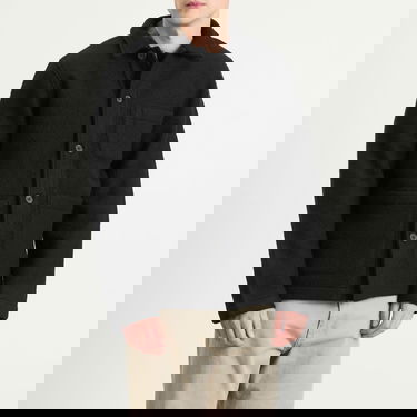 Яке Universal Works Wool Fleece Field Jacket, Size Small Черно | 00017-BLK, 2