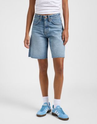 Къси панталони Lee Lee Rider Loose Shorts, Size 32 Синьо | 112363532, 0