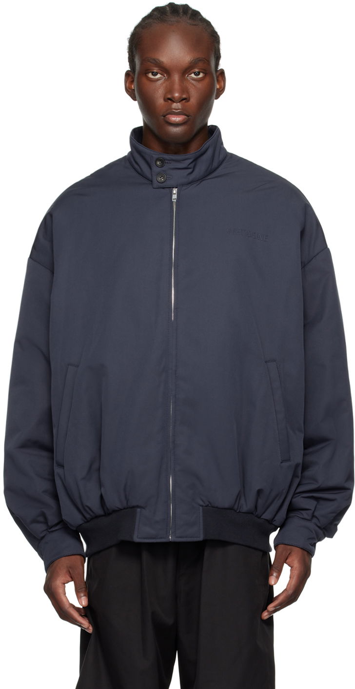 Яке бомбър We11done We11done Harrington  Jacket Синьо | WD-JP2-24-061-M-NV, 0