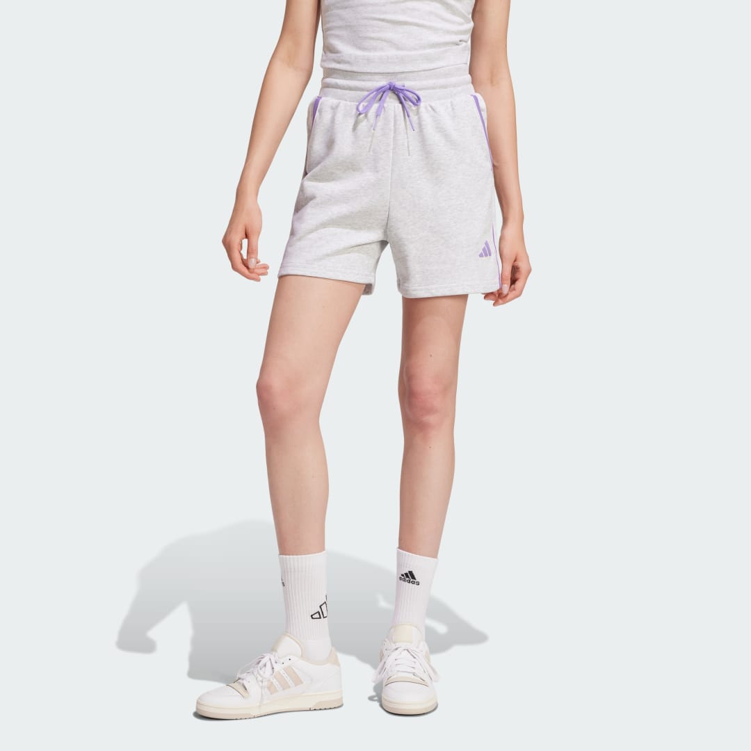 Къси панталони adidas Performance Essentials Color Pop French Terry Shorts Сиво | JN6991, 0