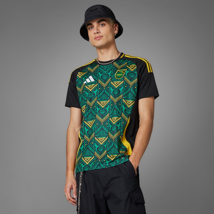 Фланелка adidas Performance Jamaica 24 Away Jersey Зелено | IT8534