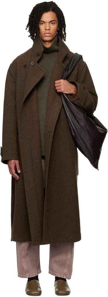 Тренчкот LEMAIRE LEMAIRE Men's Wrap Coat Зелено | CO1090 LF1117, 0