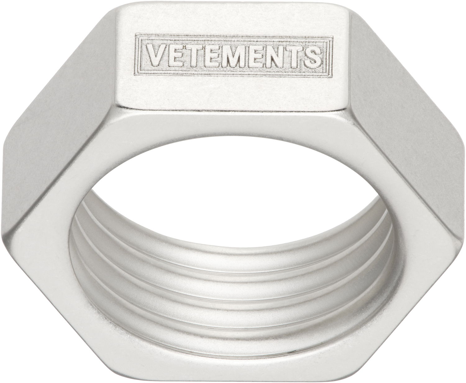 Пръстен VETEMENTS Vetements Silver-Tone Screwnut Ring Металик | UH76RI200S, 0