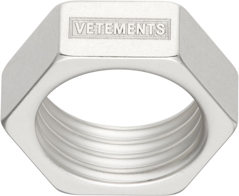 Пръстен VETEMENTS Vetements Silver-Tone Screwnut Ring Металик | UH76RI200S