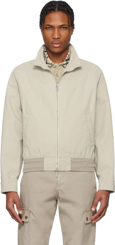 Ветровка Burberry Burberry Cotton Harrington Jacket Бежово | 8101847, 0