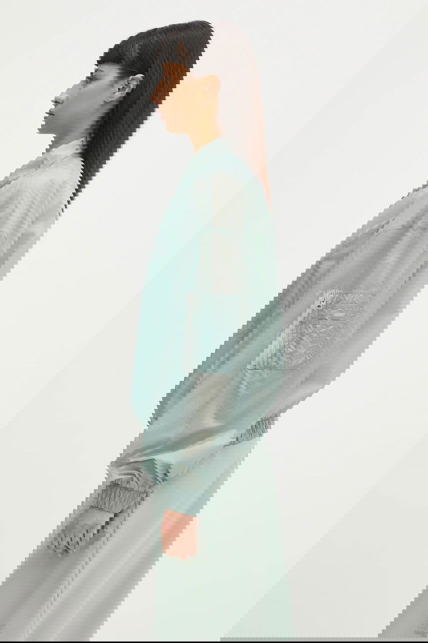 Яке бомбър Maison Margiela MM6 Maison Margiela x Salomon Transitional Translucent Bomber Jacket Тюркоазено | S52AM0327, 1