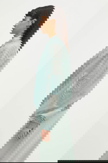 Яке бомбър Maison Margiela MM6 Maison Margiela x Salomon Transitional Translucent Bomber Jacket Тюркоазено | S52AM0327, 1