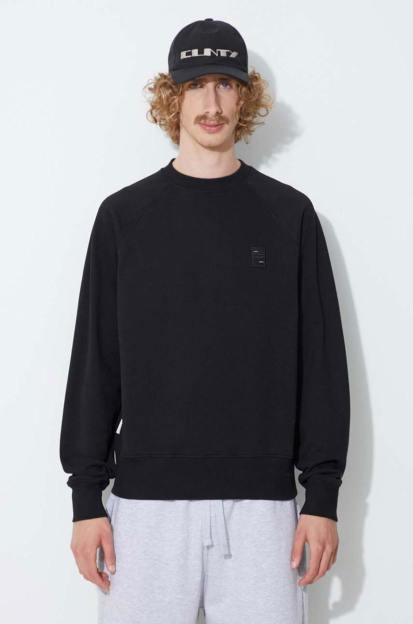 Суитчър Filling Pieces Pieces Lux Sweatshirt Черно | 06213731861