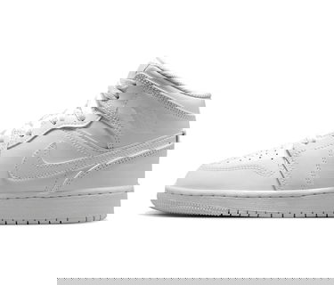 Кецове и обувки Jordan Air Jordan 1 Mid Triple White GS Бяло | 554725-136, 0
