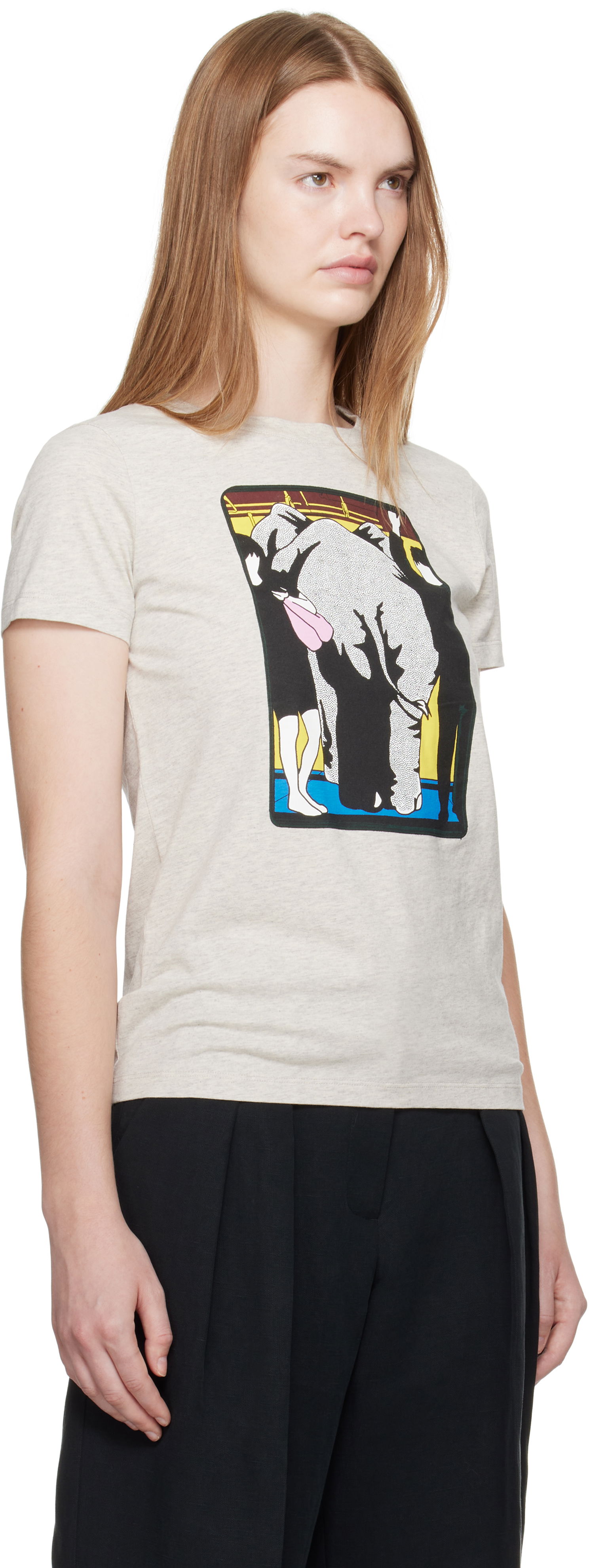 Тениска KENZO Kenzo Paris 'Kenzo City' Classic T-Shirt Сиво | FF62TS2534SO, 1