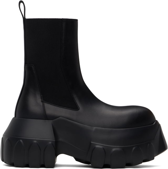 Rick Owens Hollywood Beatle Mega Tractor Chelsea Boots