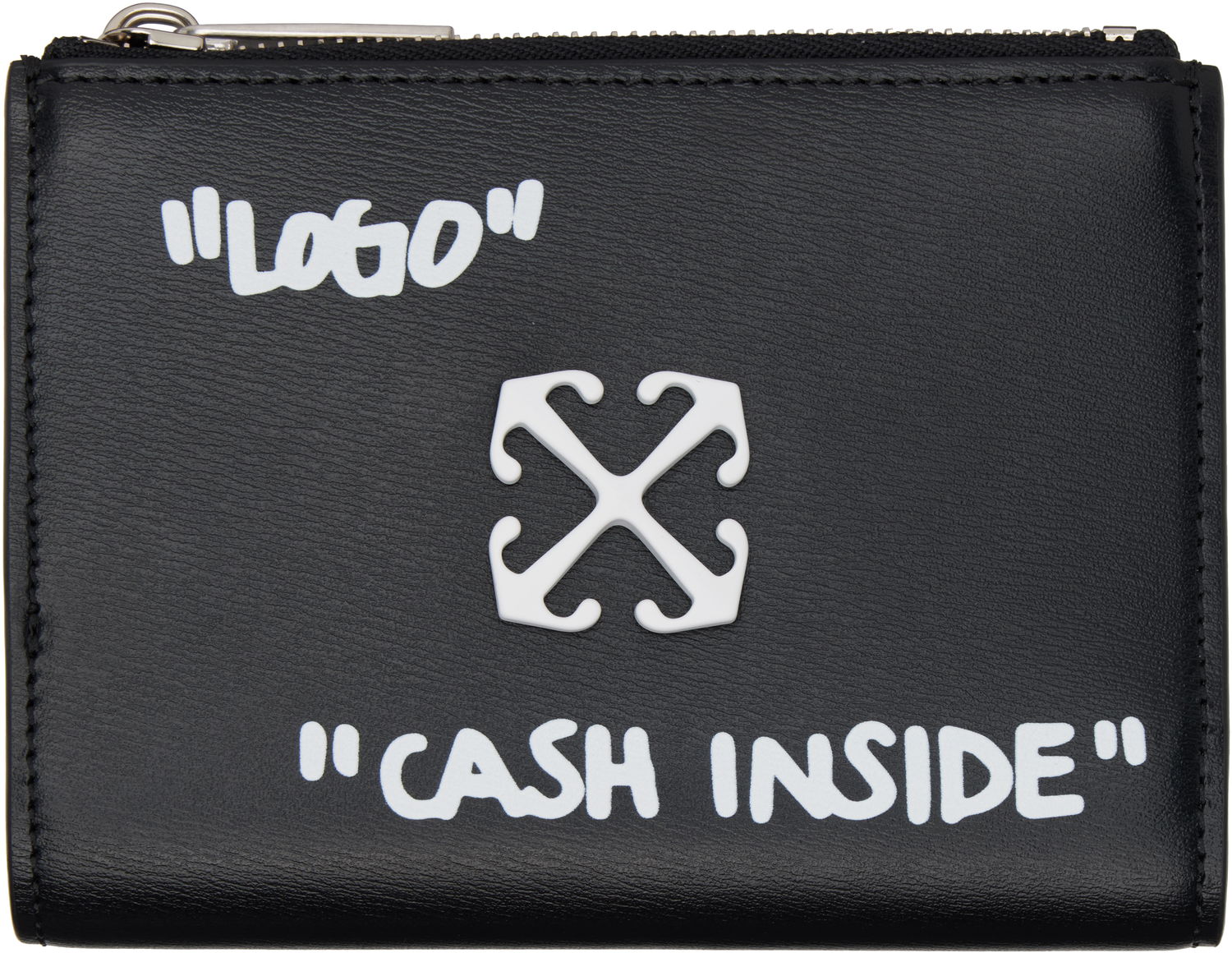 Портфейл Off-White Off-White Jitney Bifold Quote Wallet Черно | OWNC072C99LEA0011001, 0